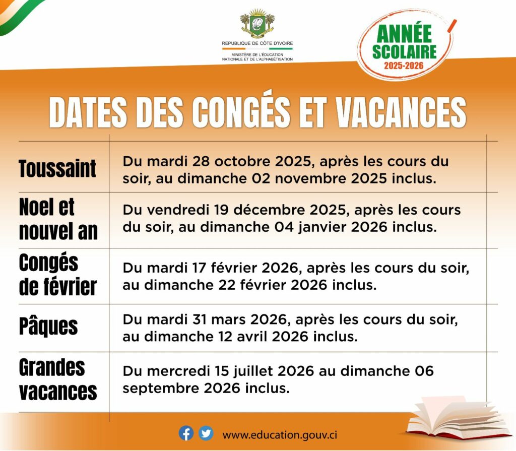 calendrier-scolaire-2026-cote-divoire